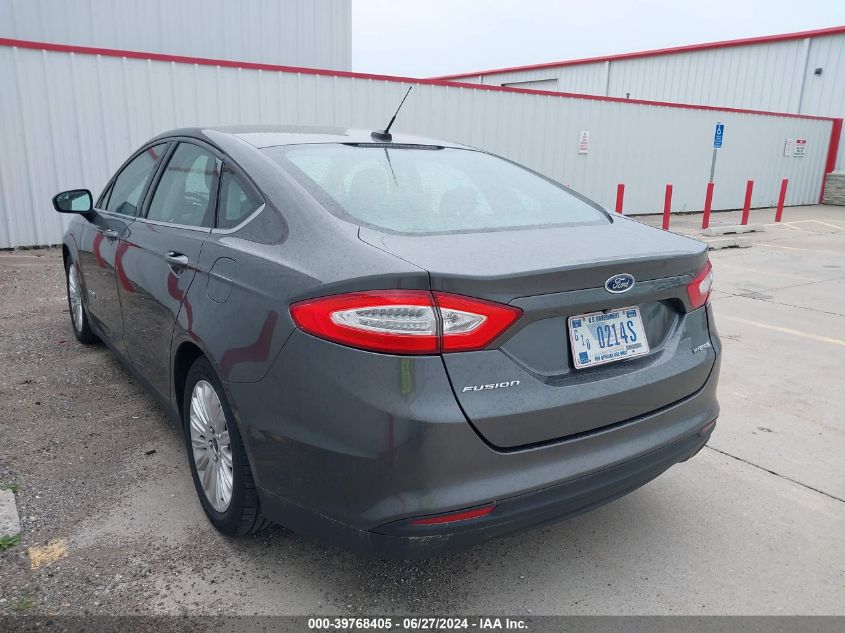 2016 Ford Fusion Hybrid S VIN: 3FA6P0UU1GR392571 Lot: 39768405