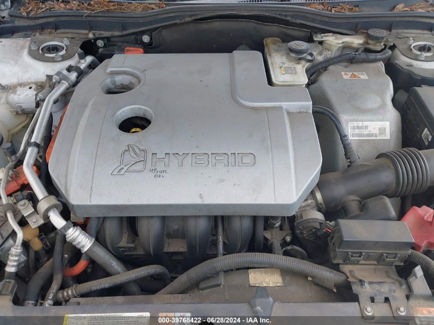 2010 Ford Fusion Hybrid VIN: 3FADP0L38AR379565 Lot: 39768422