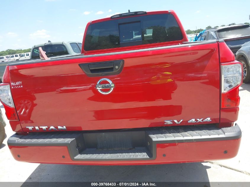 2022 Nissan Titan Sv 4X4 VIN: 1N6AA1ED2NN101390 Lot: 39768433