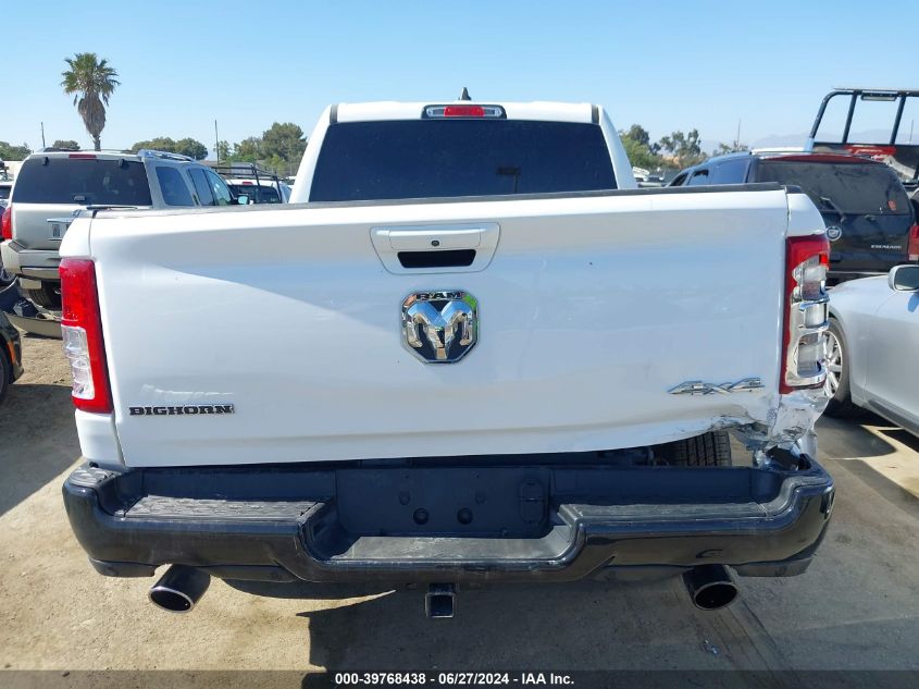 2021 Ram 1500 Big Horn 4X4 6'4 Box VIN: 1C6SRFMM4MN657138 Lot: 39768438