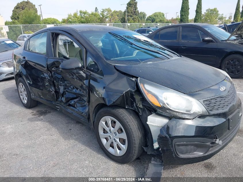 2013 Kia Rio Lx VIN: KNADM4A35D6318752 Lot: 39768451