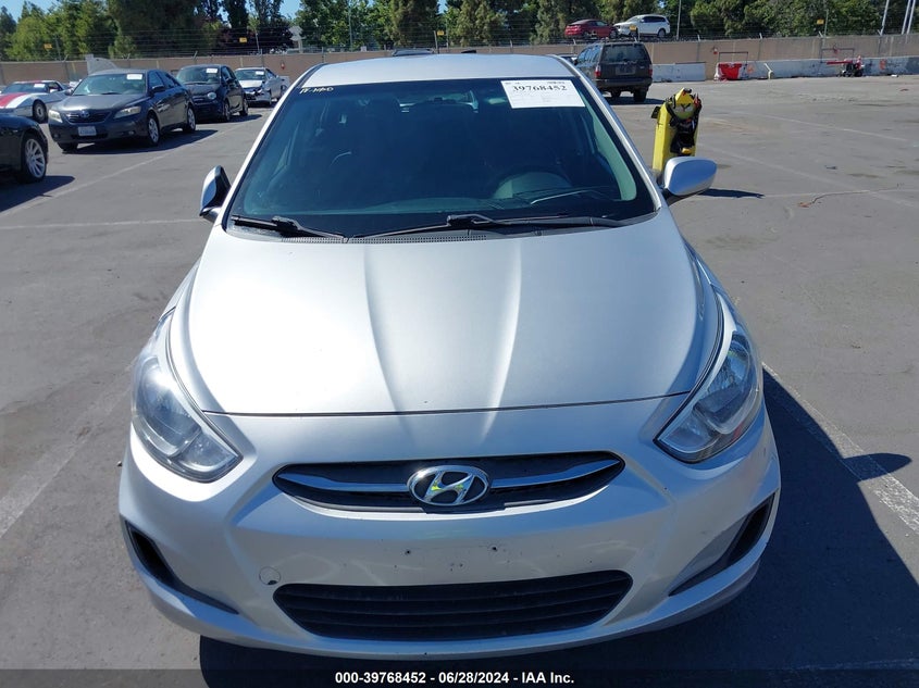 2017 Hyundai Accent Se VIN: KMHCT5AE2HU299745 Lot: 39768452