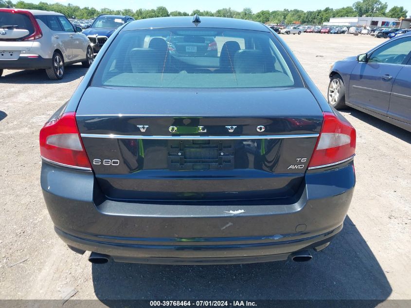 2010 Volvo S80 T6 VIN: YV1992AH4A1125019 Lot: 39768464