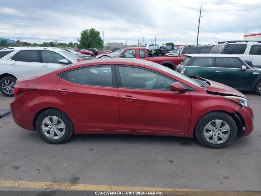 5NPDH4AE2GH678743 2016 Hyundai Elantra Se