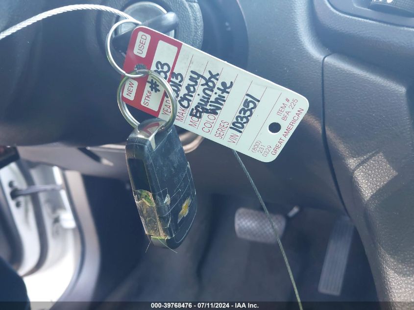 2013 Chevrolet Equinox Ls VIN: 1GNALBEK2DZ103351 Lot: 39768476