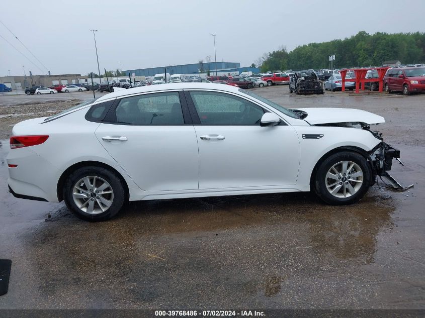 5XXGT4L39KG281526 2019 Kia Optima Lx