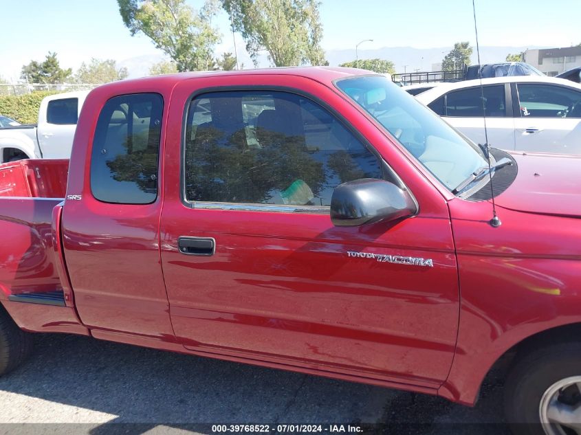 2000 Toyota Tacoma Base V6 VIN: 4TAVN52NXYZ656870 Lot: 39768522