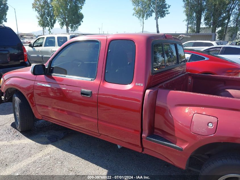 2000 Toyota Tacoma Base V6 VIN: 4TAVN52NXYZ656870 Lot: 39768522