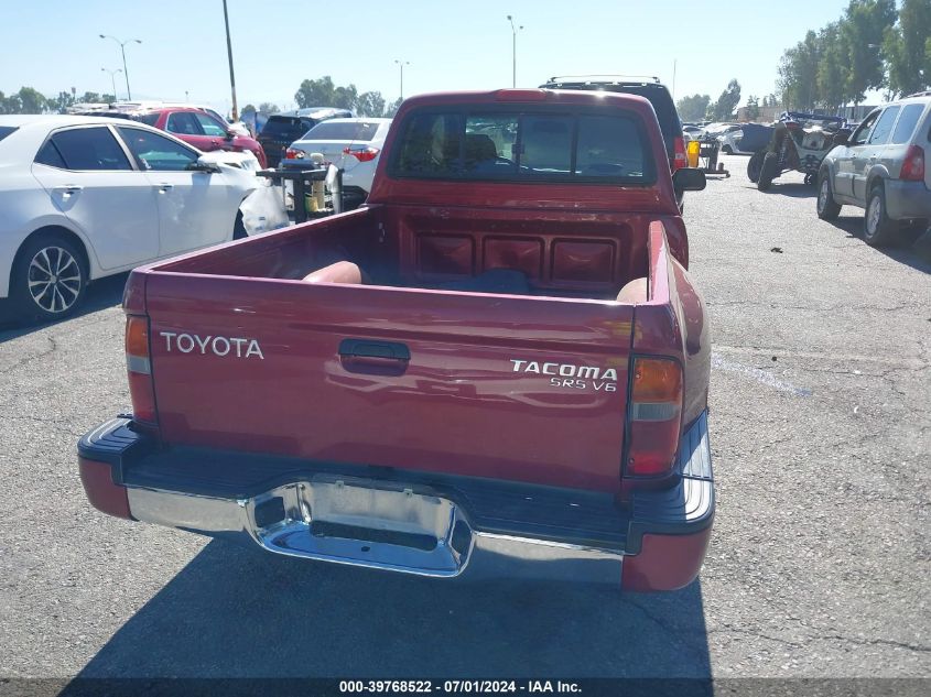 2000 Toyota Tacoma Base V6 VIN: 4TAVN52NXYZ656870 Lot: 39768522