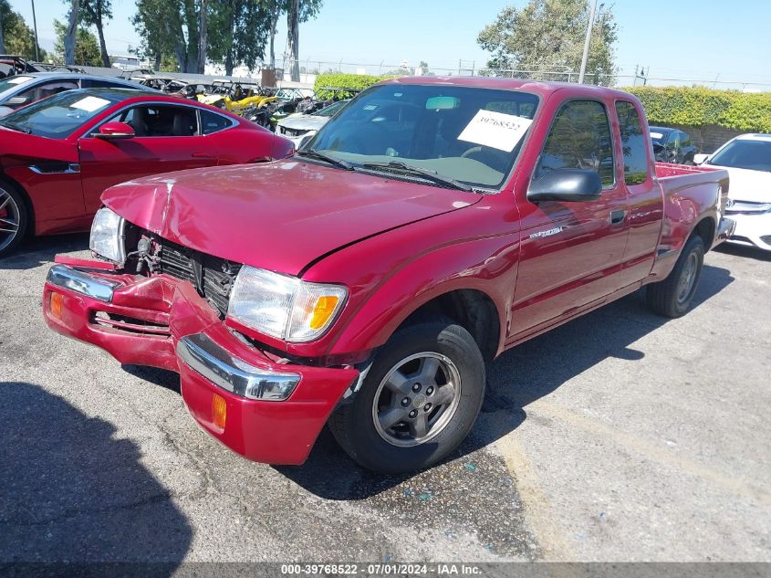 2000 Toyota Tacoma Base V6 VIN: 4TAVN52NXYZ656870 Lot: 39768522