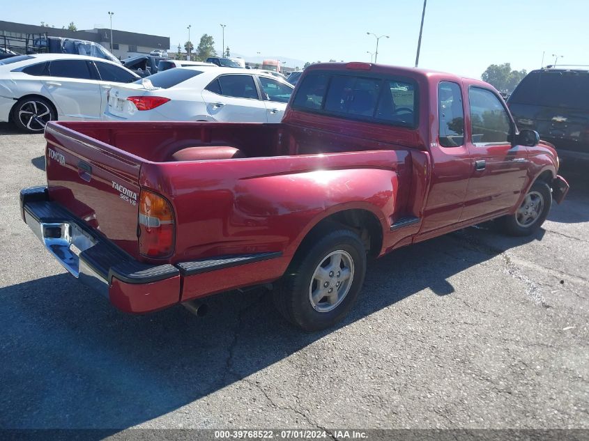 2000 Toyota Tacoma Base V6 VIN: 4TAVN52NXYZ656870 Lot: 39768522