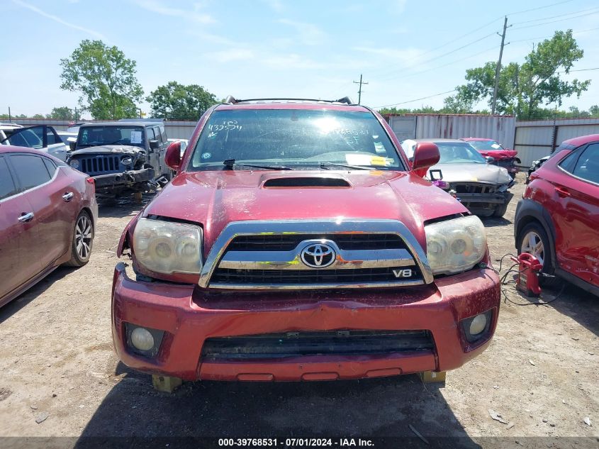 2006 Toyota 4Runner Sr5 Sport V8 VIN: JTEBT14R968033406 Lot: 39768531