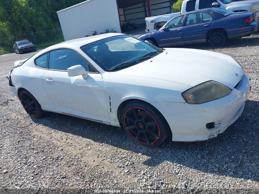 2005 Hyundai Tiburon Gt/Se VIN: KMHHN65F95U169000 Lot: 39768534