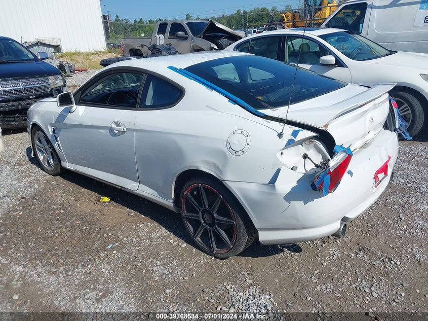 2005 Hyundai Tiburon Gt/Se VIN: KMHHN65F95U169000 Lot: 39768534