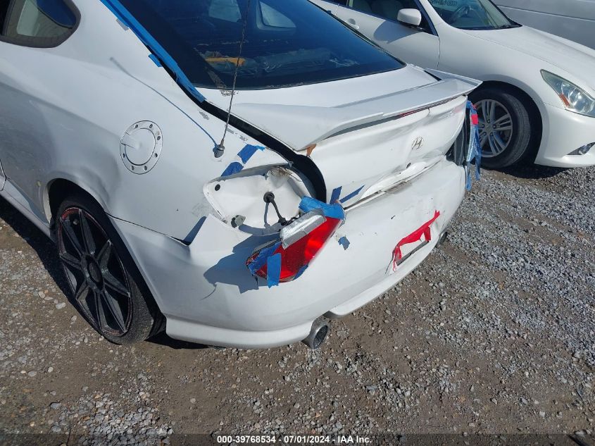 2005 Hyundai Tiburon Gt/Se VIN: KMHHN65F95U169000 Lot: 39768534