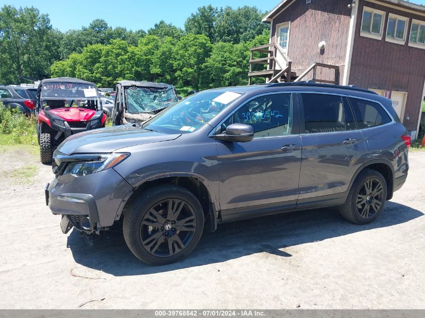 2022 Honda Pilot Awd Special Edition VIN: 5FNYF6H27NB005943 Lot: 39768542