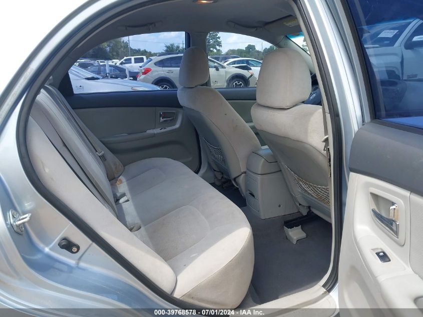 2008 Kia Spectra Ex VIN: KNAFE122285575941 Lot: 39768578