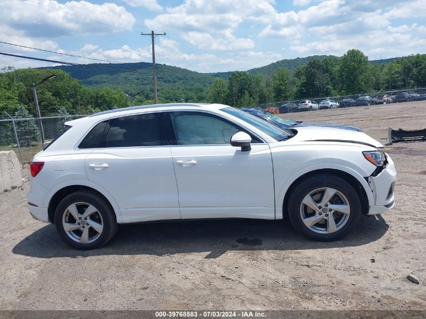 2020 Audi Q3 Premium 45 Tfsi Quattro Tiptronic VIN: WA1AECF39L1010852 Lot: 39768583