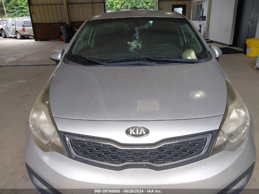 2013 Kia Rio Ex/Sx VIN: KNADN4A31D6144885 Lot: 39768600