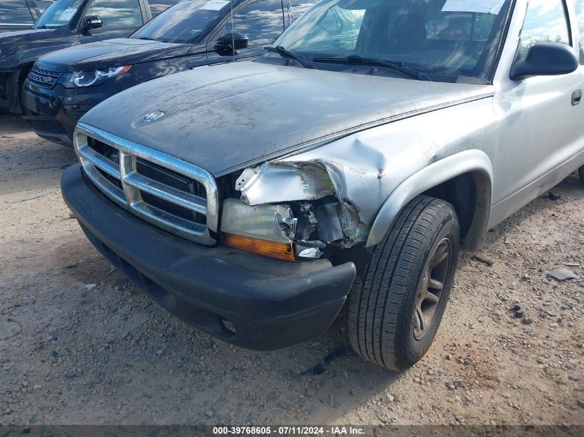 2004 Dodge Dakota VIN: 1D7GL12K74S615204 Lot: 39768605