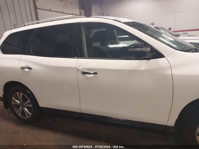 2019 Nissan Pathfinder S VIN: 5N1DR2MM6KC622180 Lot: 39768625