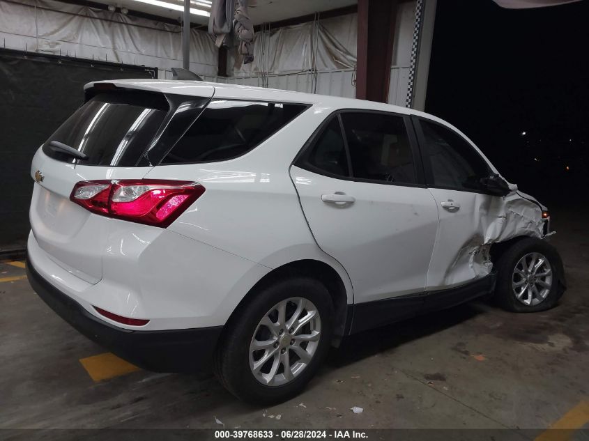 2020 Chevrolet Equinox Ls VIN: 3GNAXHEV7LS71678 Lot: 39768633
