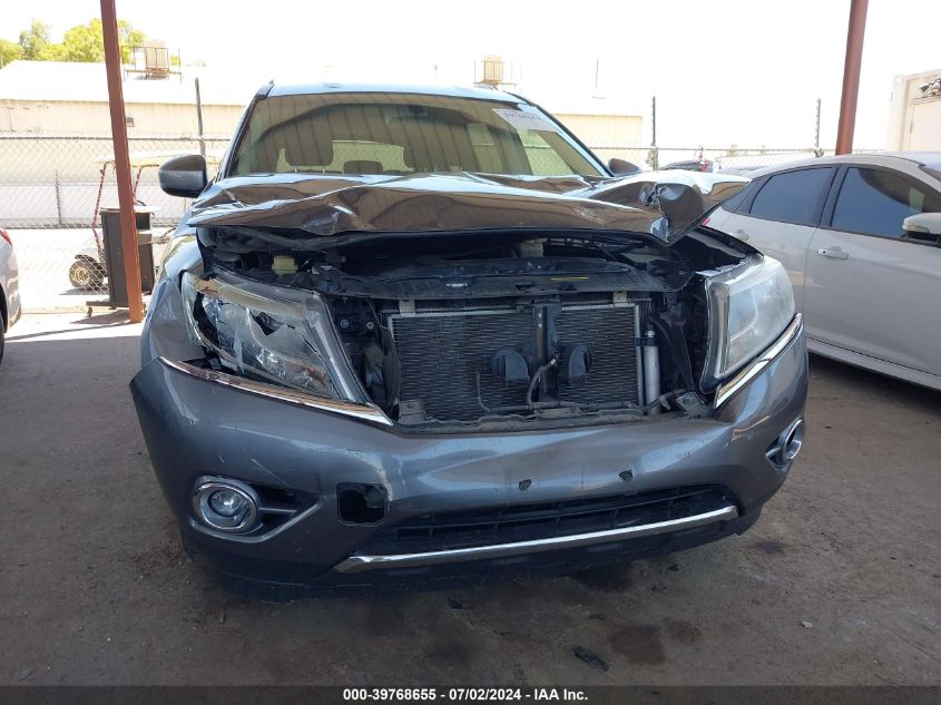 2016 Nissan Pathfinder S/Sv/Sl/Platinum VIN: 5N1AR2MN2GC664011 Lot: 39768655