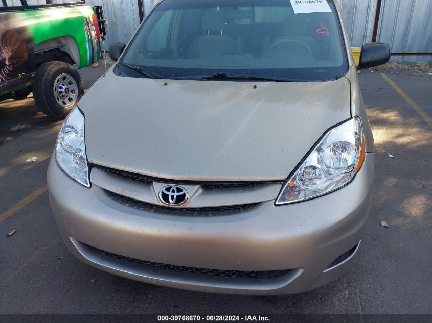 2008 Toyota Sienna Le VIN: 5TDZK23C88S184647 Lot: 39768670