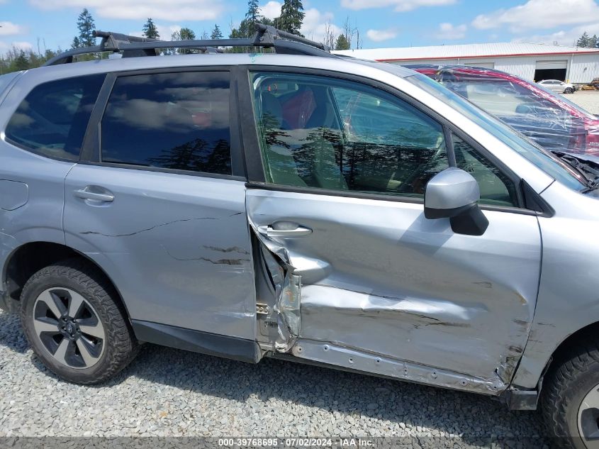 2017 Subaru Forester Premium VIN: JF2SJAGC8HH536334 Lot: 39768695