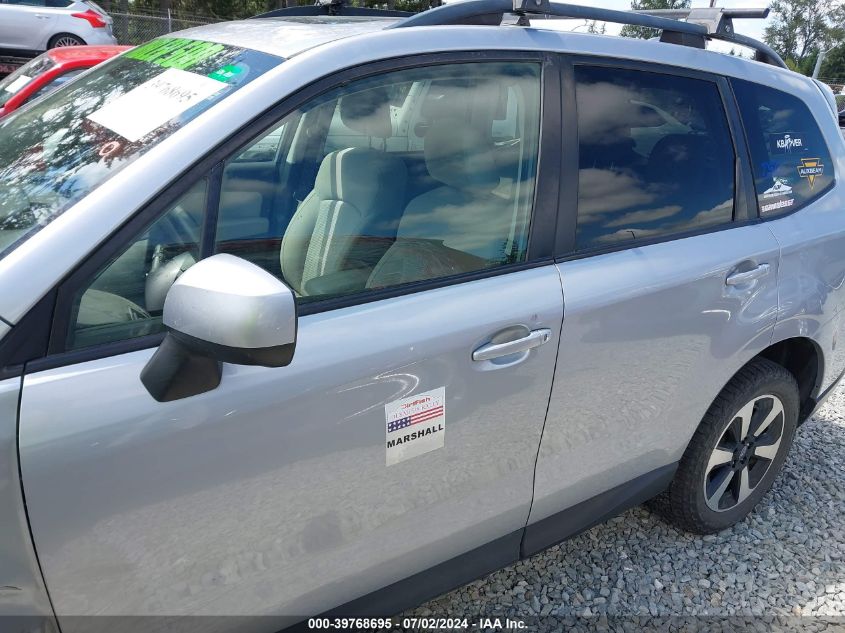 2017 Subaru Forester Premium VIN: JF2SJAGC8HH536334 Lot: 39768695