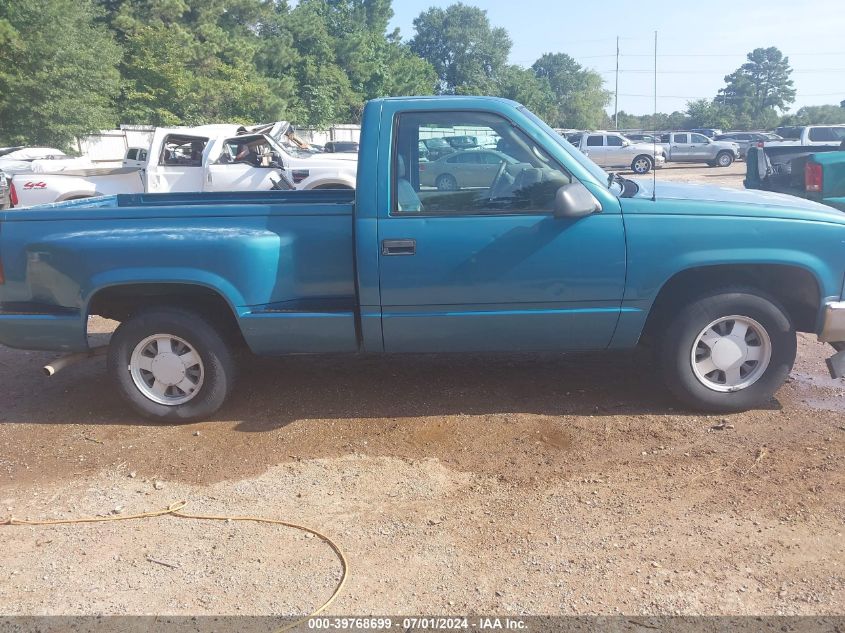 1997 GMC Sierra 1500 Sl Wideside VIN: 1GTEC14W2VZ533357 Lot: 39768699