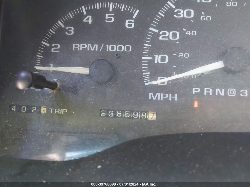 1997 GMC Sierra 1500 Sl Wideside VIN: 1GTEC14W2VZ533357 Lot: 39768699