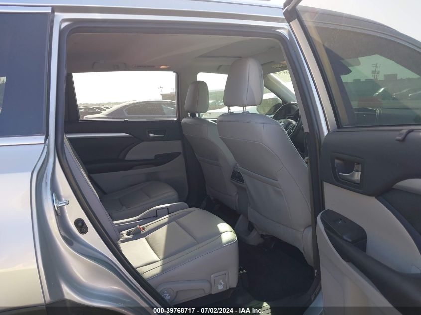 2018 Toyota Highlander Xle VIN: 5TDKZRFHXJS286759 Lot: 39768717