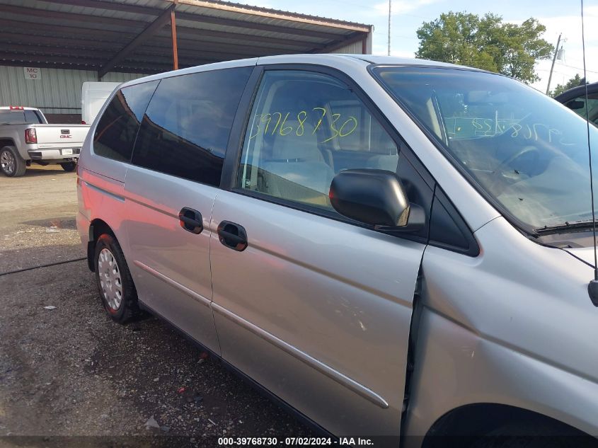 2002 Honda Odyssey Lx VIN: 2HKRL18542H547279 Lot: 39768730