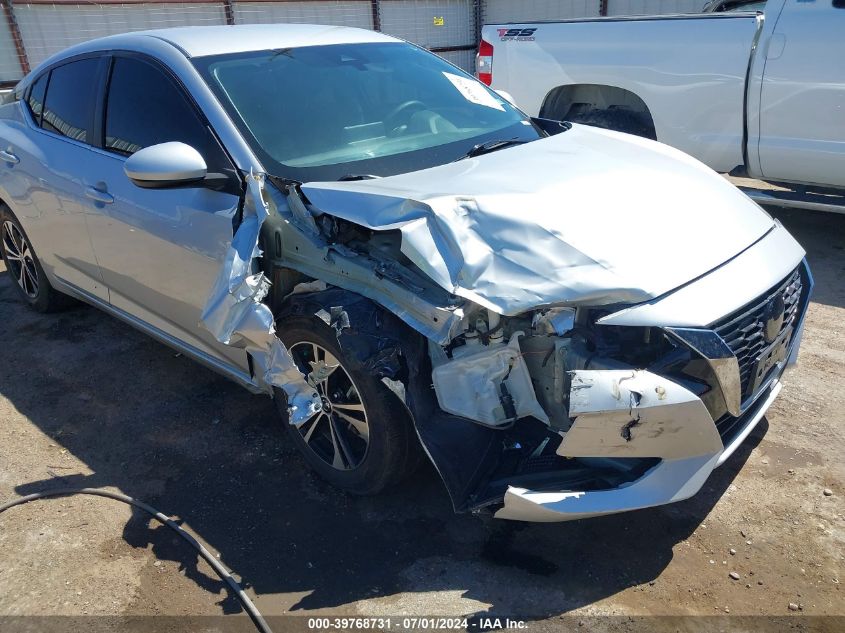 2022 Nissan Sentra Sv Xtronic Cvt VIN: 3N1AB8CV5NY239113 Lot: 39768731