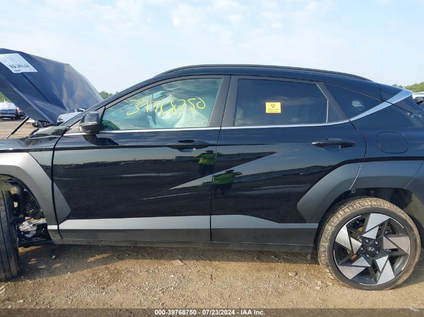 2024 Hyundai Kona Limited VIN: KM8HECA34RU089281 Lot: 39768750