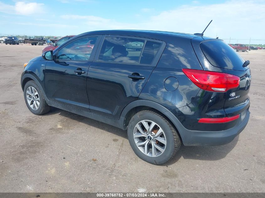 2016 Kia Sportage Lx VIN: KNDPBCAC1G7850479 Lot: 39768752