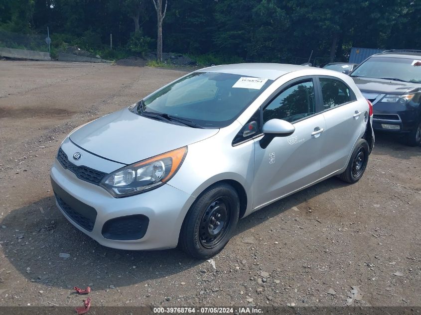 2014 Kia Rio Lx VIN: KNADM5A34E6415884 Lot: 39768764