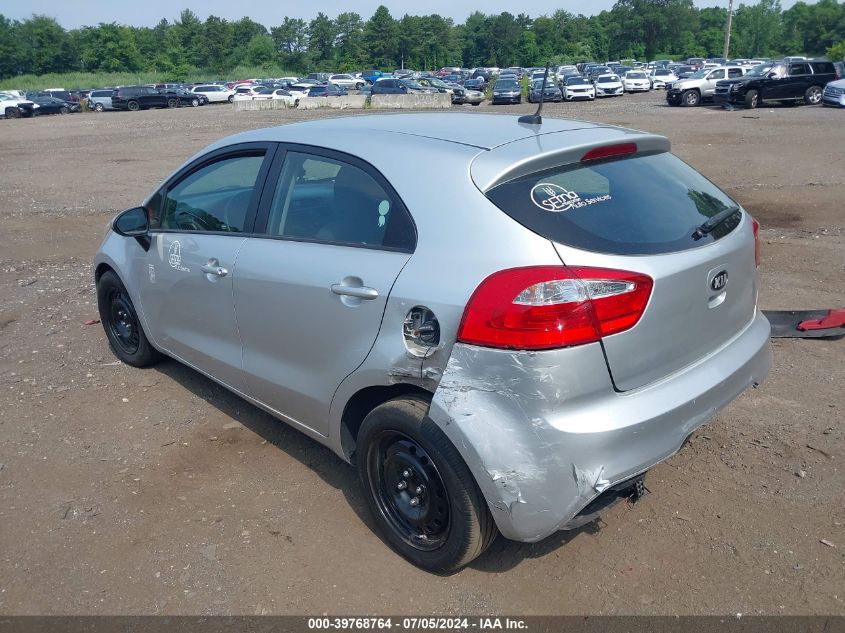 2014 Kia Rio Lx VIN: KNADM5A34E6415884 Lot: 39768764