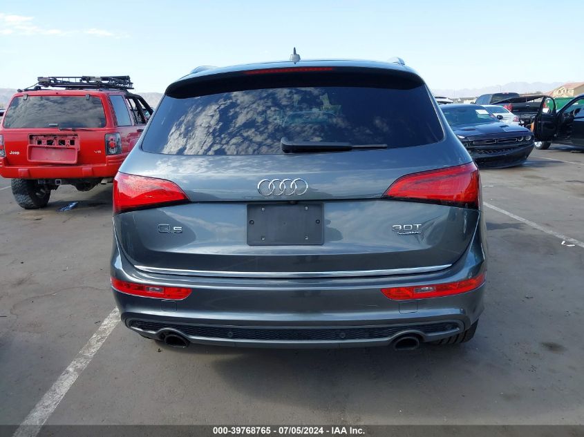 2017 Audi Q5 3.0T Premium Plus VIN: WA1D7AFPXHA001311 Lot: 39768765