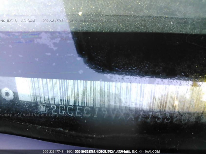 1999 Chevrolet Silverado 1500 Ls VIN: 2GCEC19VXX1133204 Lot: 39768767