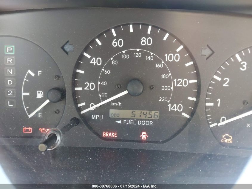 2000 Toyota Camry Le V6 VIN: 4T1BF22K7YU949451 Lot: 39768806