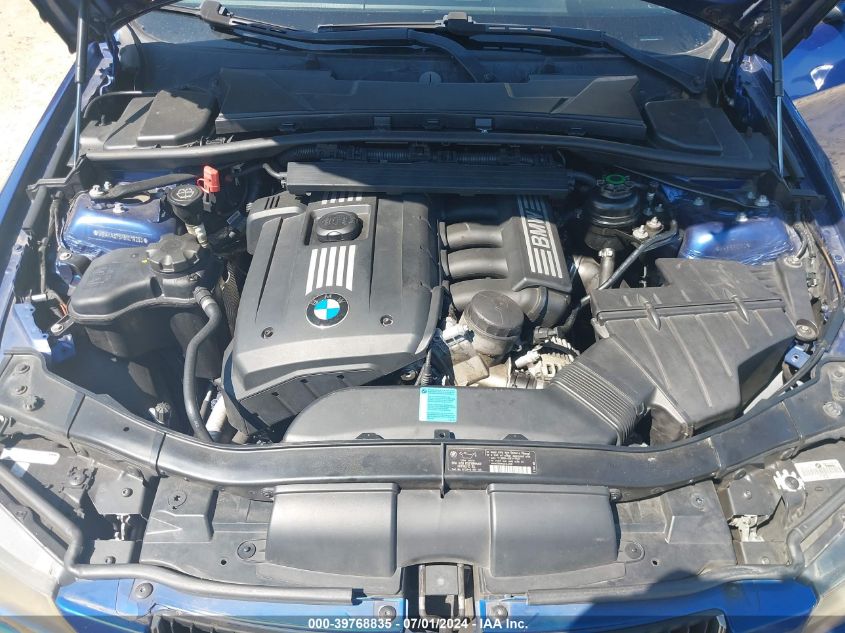 2008 BMW 328I VIN: WBAVA375X8NL19293 Lot: 39768835