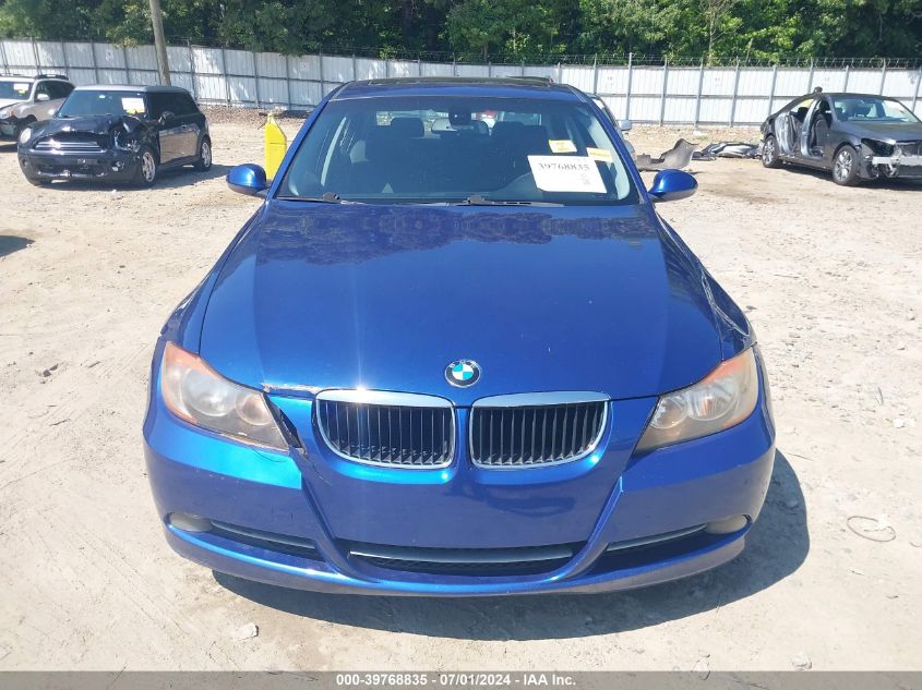 2008 BMW 328I VIN: WBAVA375X8NL19293 Lot: 39768835