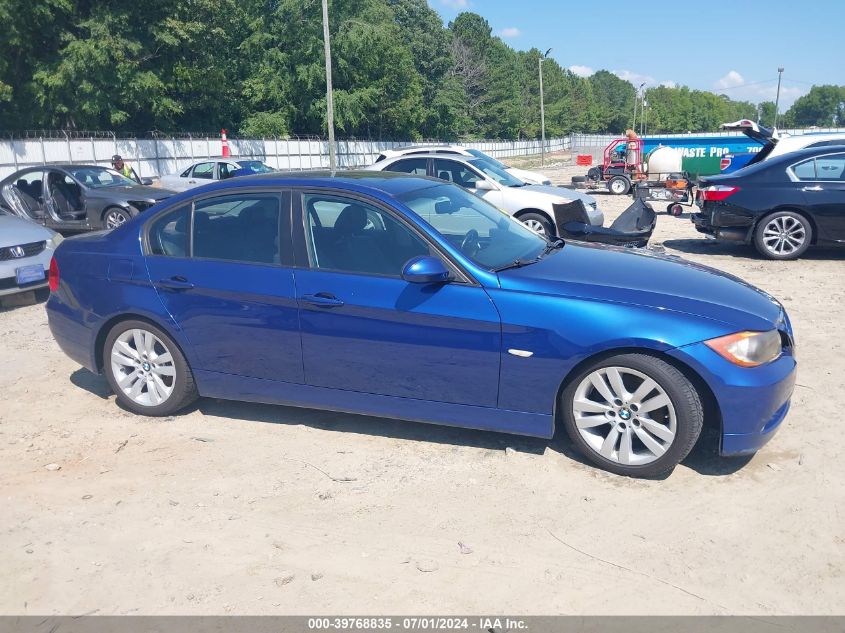 2008 BMW 328I VIN: WBAVA375X8NL19293 Lot: 39768835