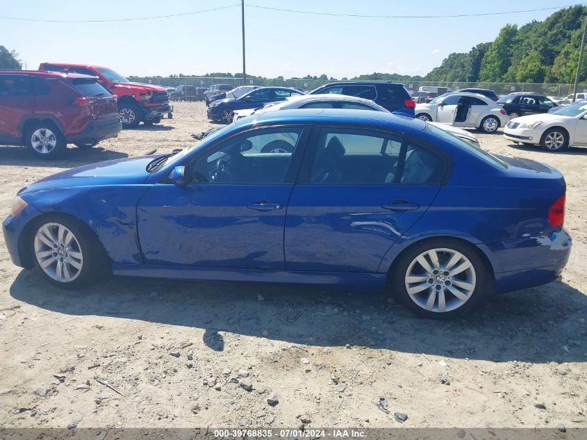 2008 BMW 328I VIN: WBAVA375X8NL19293 Lot: 39768835