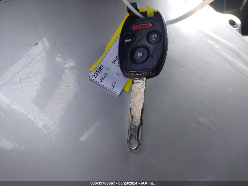 2010 Honda Accord 2.4 Lx-P VIN: 1HGCP2F43AA179534 Lot: 39768867