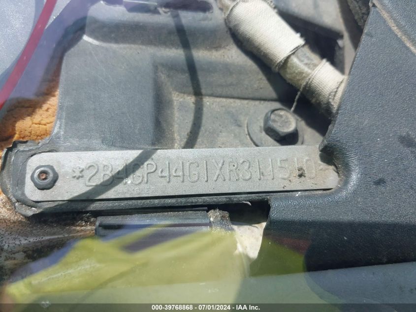 1999 Dodge Grand Caravan Se VIN: 2B4GP44G1XR311510 Lot: 39768868