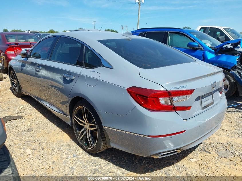 2021 Honda Accord Touring VIN: 1HGCV2F94MA007342 Lot: 39768878