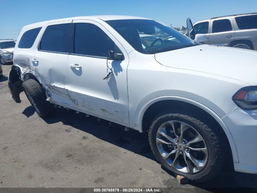 2019 Dodge Durango Gt Plus Awd VIN: 1C4RDJDG6KC722132 Lot: 39768879